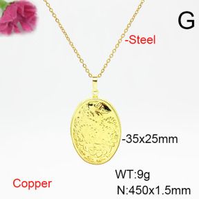 Fashion Copper Necklace  F6N200322vail-L002