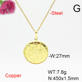 Fashion Copper Necklace  F6N200323vail-L002