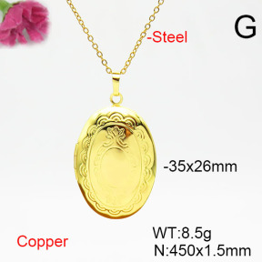 Fashion Copper Necklace  F6N200325vail-L002