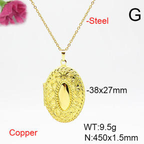 Fashion Copper Necklace  F6N200326vail-L002