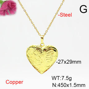 Fashion Copper Necklace  F6N200328vail-L002