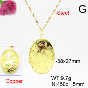 Fashion Copper Necklace  F6N200329vail-L002