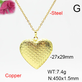 Fashion Copper Necklace  F6N200332vail-L002