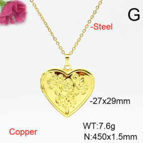 Fashion Copper Necklace  F6N200336vail-L002