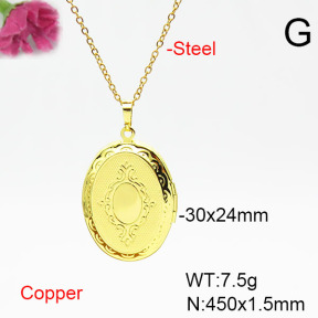 Fashion Copper Necklace  F6N200339avja-L002