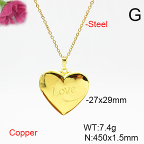 Fashion Copper Necklace  F6N200341vail-L002