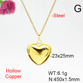 Fashion Copper Necklace  F6N200347vail-L002
