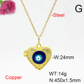 Fashion Copper Necklace  F6N405508vbmb-L002