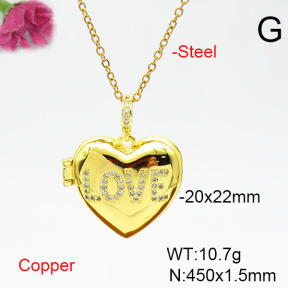 Fashion Copper Necklace  F6N405510vbmb-L002