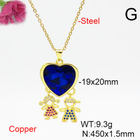 Fashion Copper Necklace  F6N405511aakl-L002