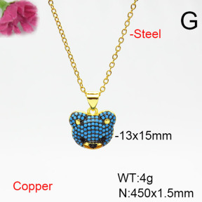Fashion Copper Necklace  F6N405512vbmb-L002