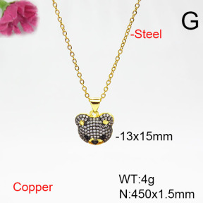 Fashion Copper Necklace  F6N405513vbll-L002