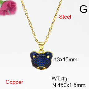 Fashion Copper Necklace  F6N405515vbmb-L002