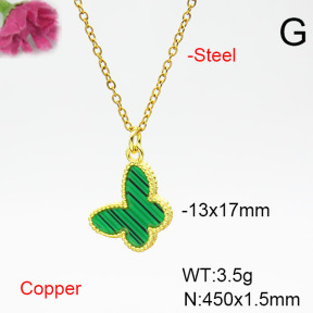 Fashion Copper Necklace  F6N405526vail-L002