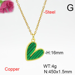 Fashion Copper Necklace  F6N405530vail-L002