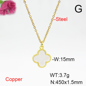 Fashion Copper Necklace  F6N405531vail-L002