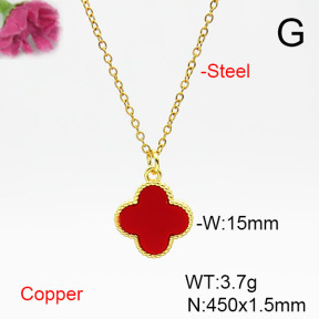 Fashion Copper Necklace  F6N405532vail-L002