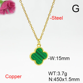 Fashion Copper Necklace  F6N405533vail-L002
