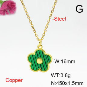 Fashion Copper Necklace  F6N405534vail-L002