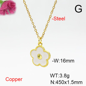 Fashion Copper Necklace  F6N405536vail-L002