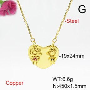 Fashion Copper Necklace  F6N405543baka-L002