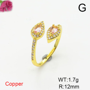 Fashion Copper Ring  F6R401395ablb-L002
