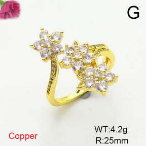 Fashion Copper Ring  F6R401396bbml-L002