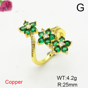 Fashion Copper Ring  F6R401397bbml-L002