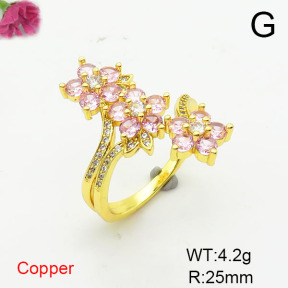 Fashion Copper Ring  F6R401398bbml-L002