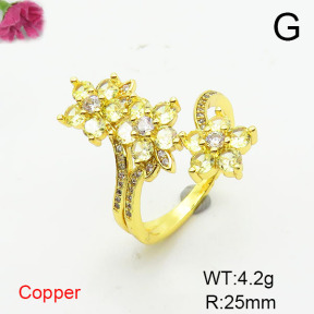 Fashion Copper Ring  F6R401399bbml-L002