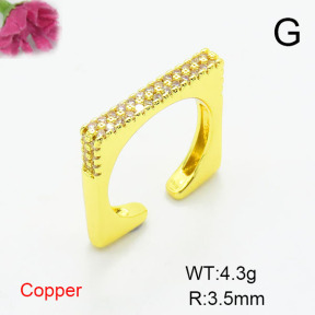 Fashion Copper Ring  F6R401407aakl-L002