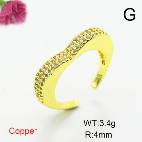 Fashion Copper Ring  F6R401408ablb-L002