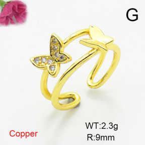 Fashion Copper Ring  F6R401410avja-L002