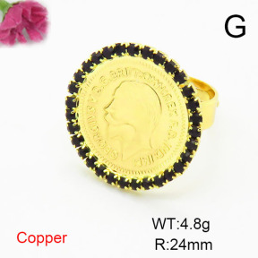 Fashion Copper Ring  F6R401413avja-L002