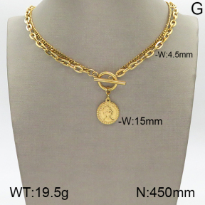 Stainless Steel Necklace  5N2001583bbov-749