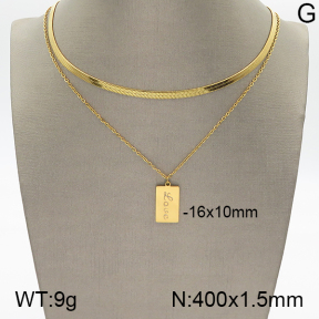 Stainless Steel Necklace  5N2001593bbov-749