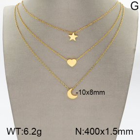 Stainless Steel Necklace  5N2001597bbov-749