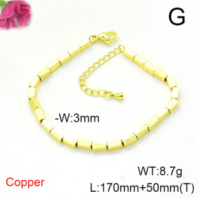 Fashion Copper Bracelet  F6B200124ablb-L002