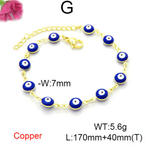 Fashion Copper Bracelet  F6B300825ablb-L002
