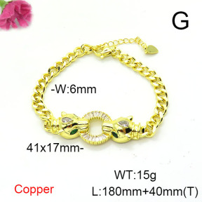 Fashion Copper Bracelet  F6B405951bhva-L002