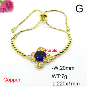 Fashion Copper Bracelet  F6B405957aajl-L002
