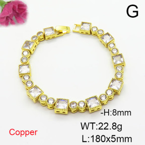 Fashion Copper Bracelet  F6B406024vhmv-L024