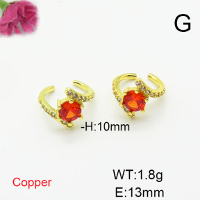Fashion Copper Earrings  F6E404560ablb-L024