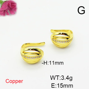 Fashion Copper Earrings  F6E404562ablb-L024