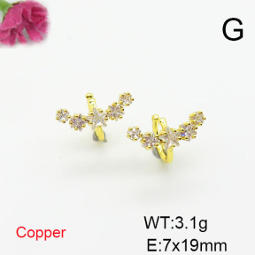 Fashion Copper Earrings  F6E404563ablb-L024
