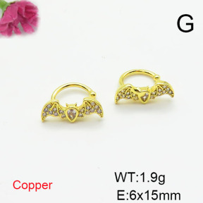 Fashion Copper Earrings  F6E404567ablb-L024