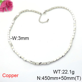 Fashion Copper Necklace  F6N200351bhva-L002