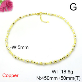Fashion Copper Necklace  F6N300840bhva-L002