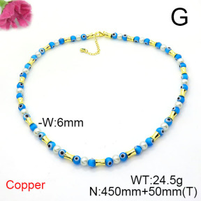 Fashion Copper Necklace  F6N300842vhha-L002