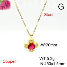 Fashion Copper Necklace  F6N405550aajl-L002